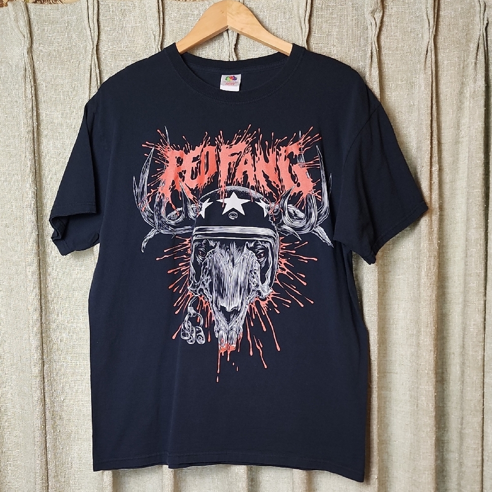 Black Red Fang Band Shirt